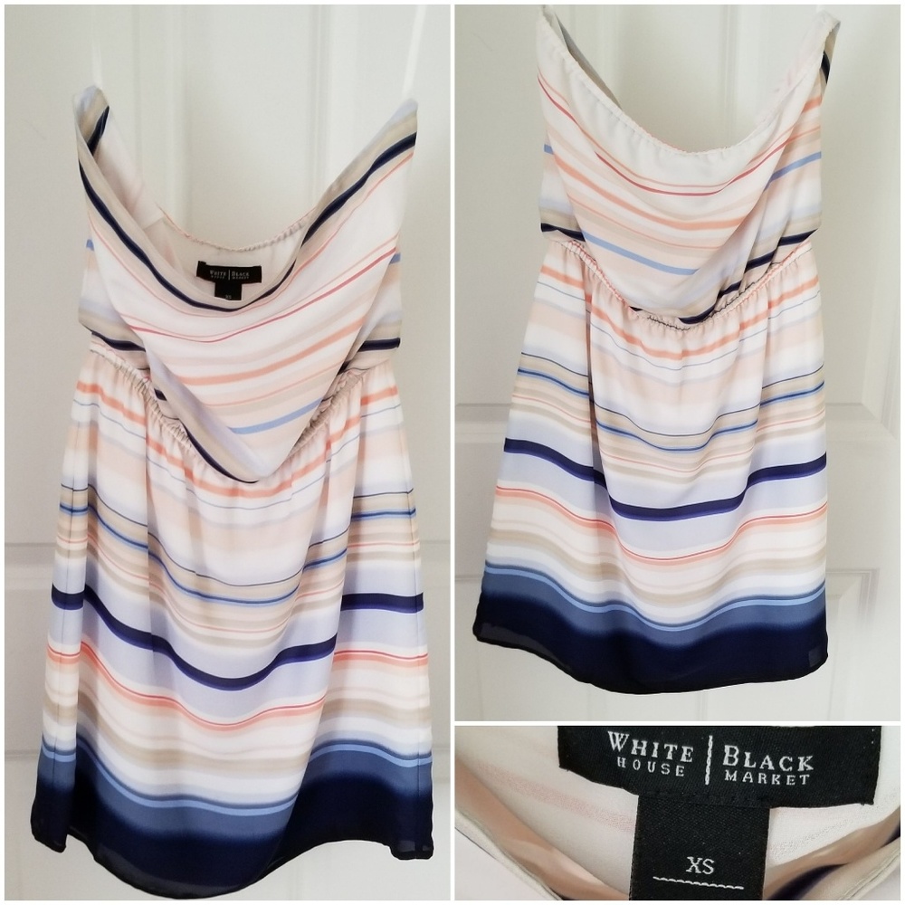WHBM strapless dress